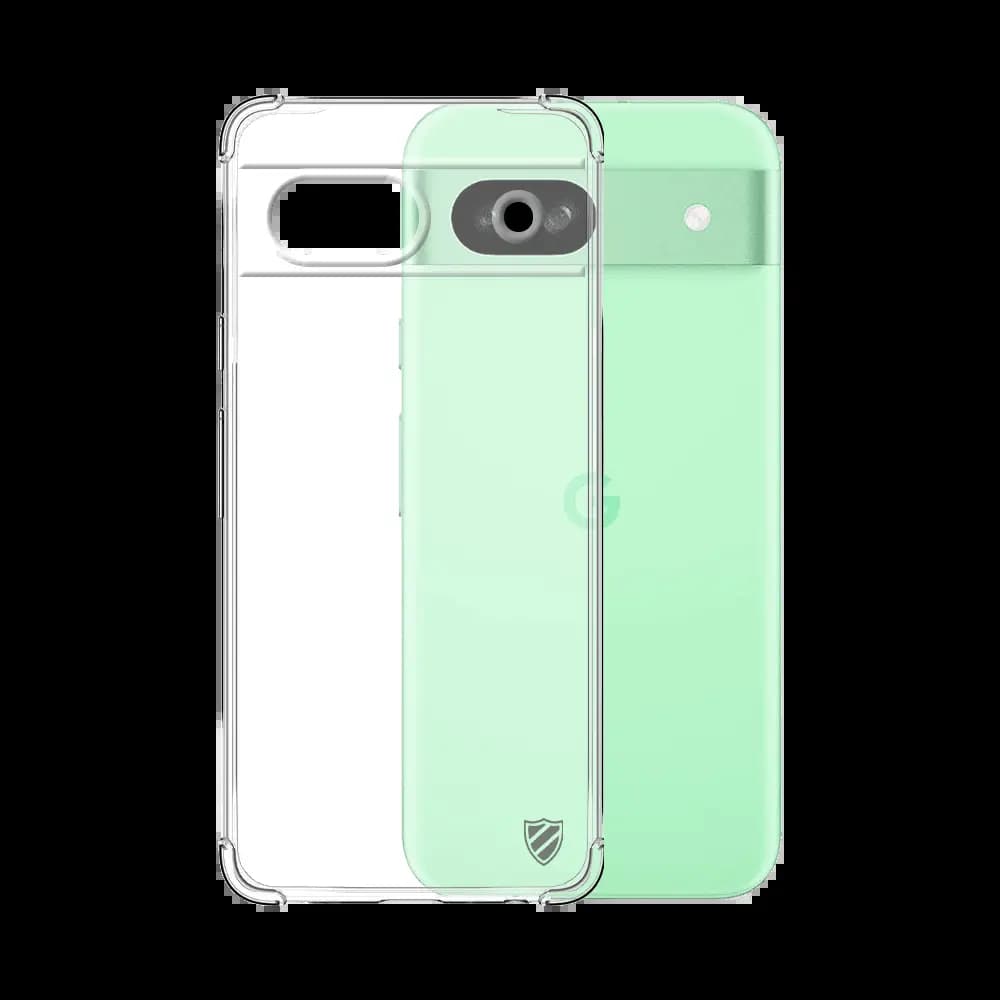Coque antichoc renforcée silicone Google Pixel 8a PROTECT - Transparent