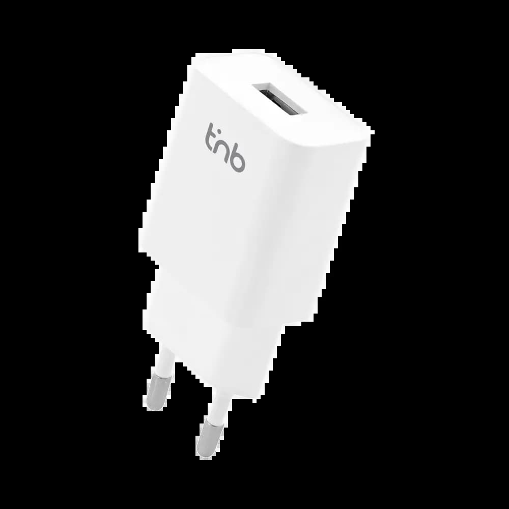 Chargeur secteur USB 12W - T'nb Blanc