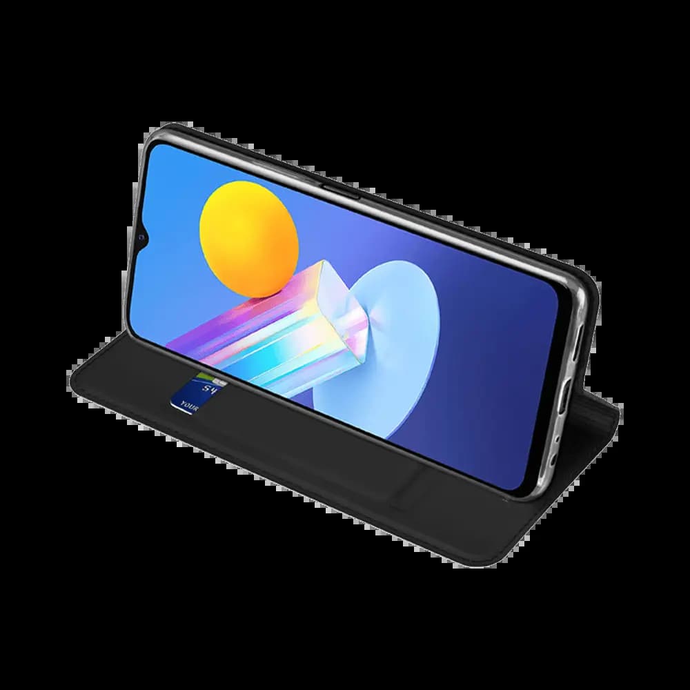 Housse folio Vivo Y72 porte-carte – Dux Ducis Skin Pro Noir