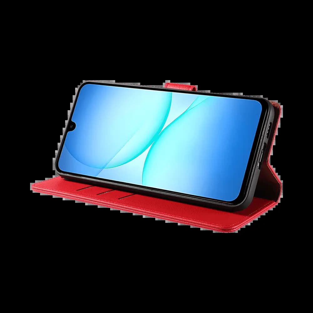Housse folio anti-RFID Samsung Galaxy A17 5G PROTECT IP011 Rouge