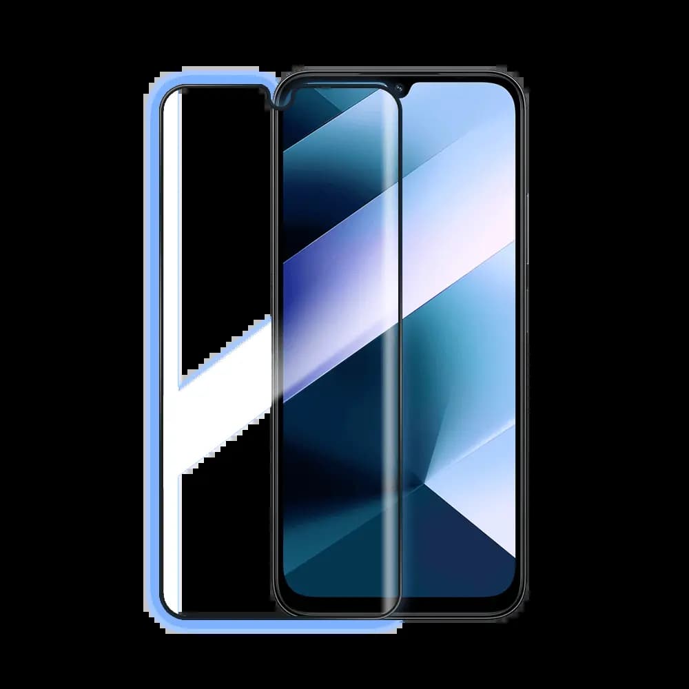 Verre trempé intégral 5D 9H – protection écran Xiaomi Poco C85 4G – PROTECT Noir