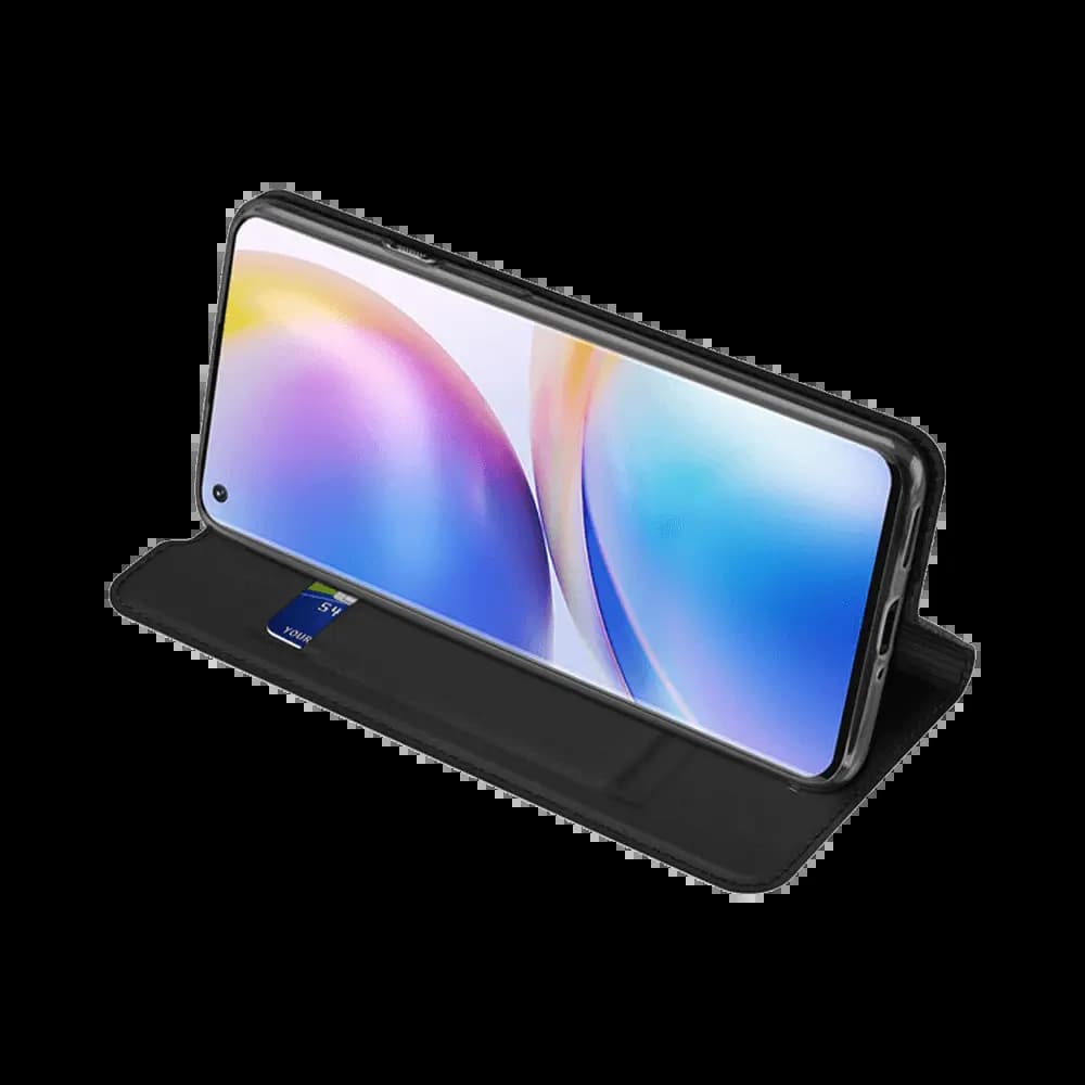 Housse folio OnePlus 8 Pro porte-carte – Dux Ducis Skin Pro Noir