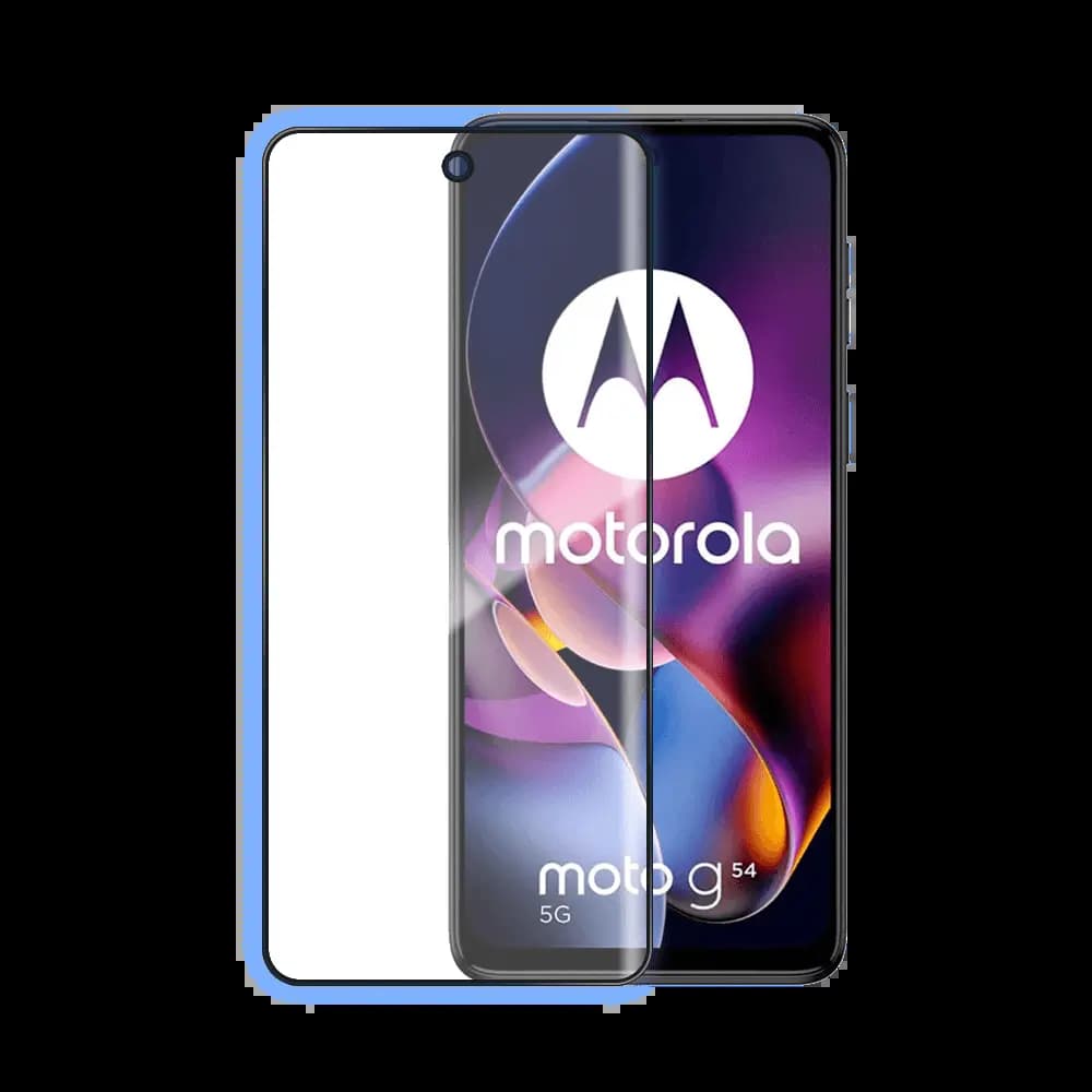 Verre Trempé Intégral PROTECT pour Motorola Moto G54 5G Noir