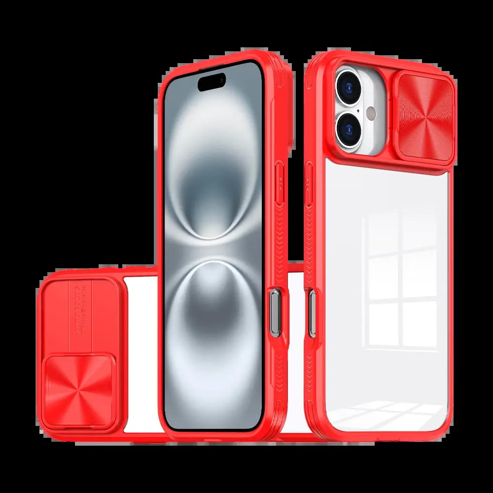 Coque de Protection PROTECT pour Apple iPhone 16 plus Rouge