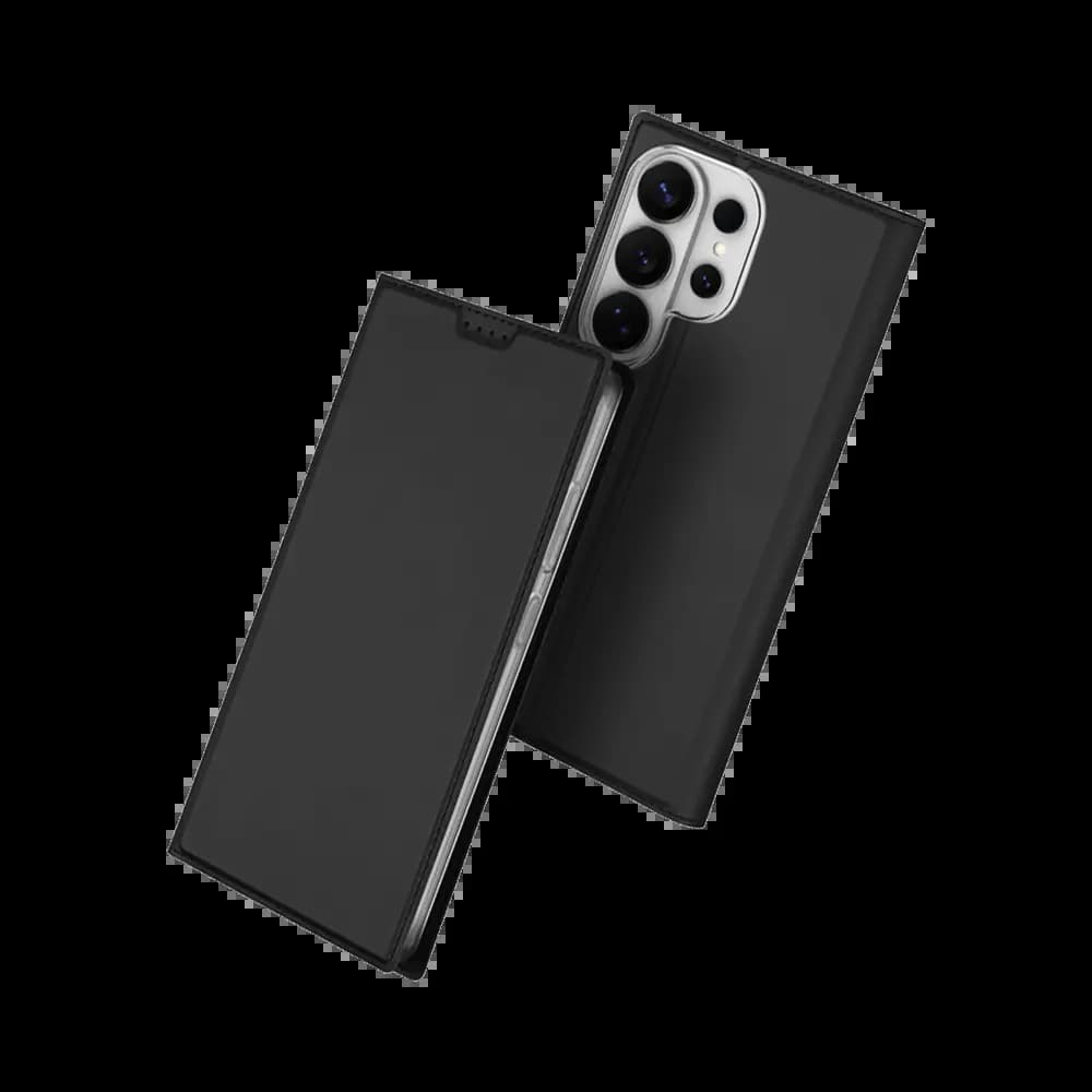 Housse folio Samsung Galaxy S26 Ultra porte-carte – Dux Ducis Skin Pro Noir