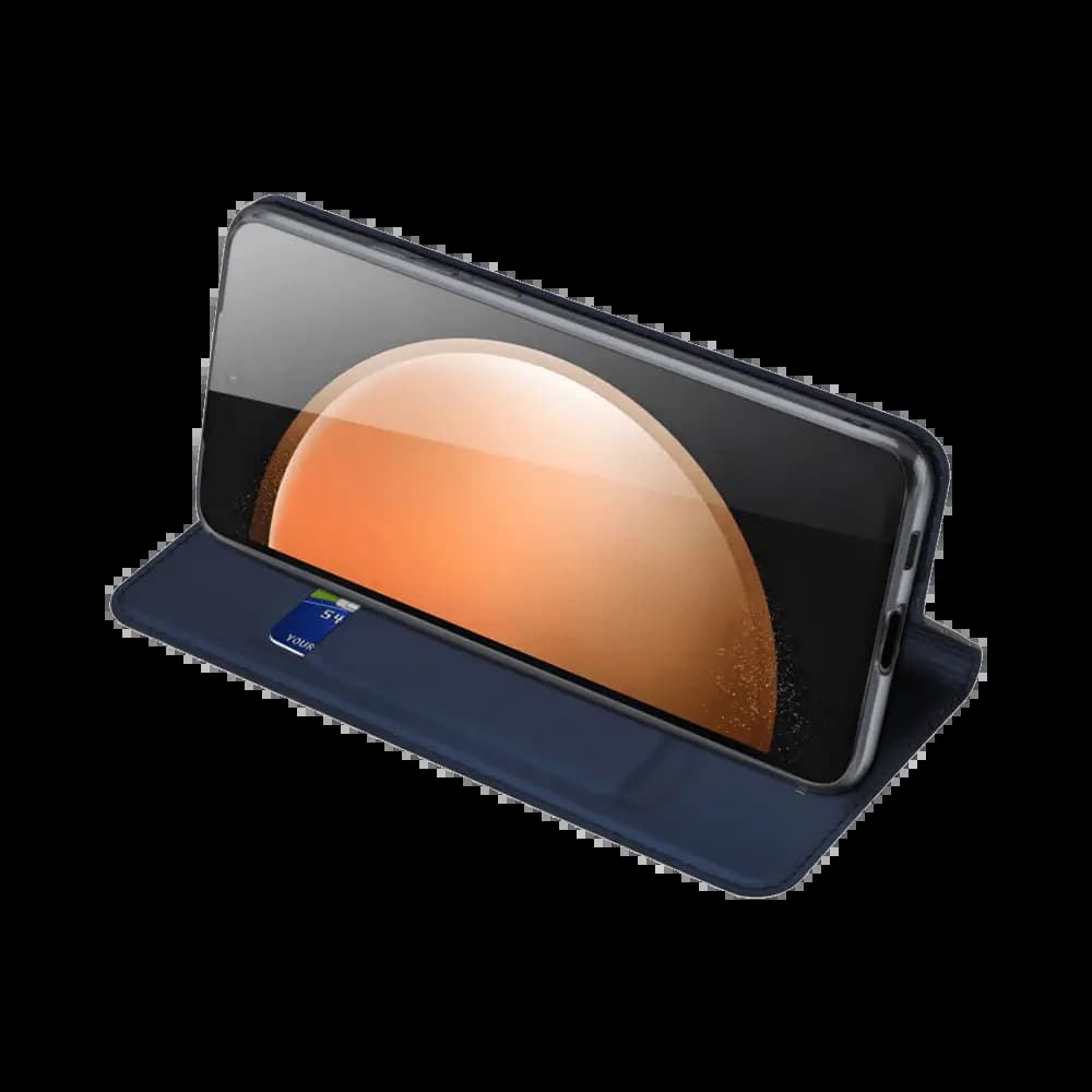 Housse folio Samsung Galaxy S25 FE porte-carte – Dux Ducis Skin Pro Bleu