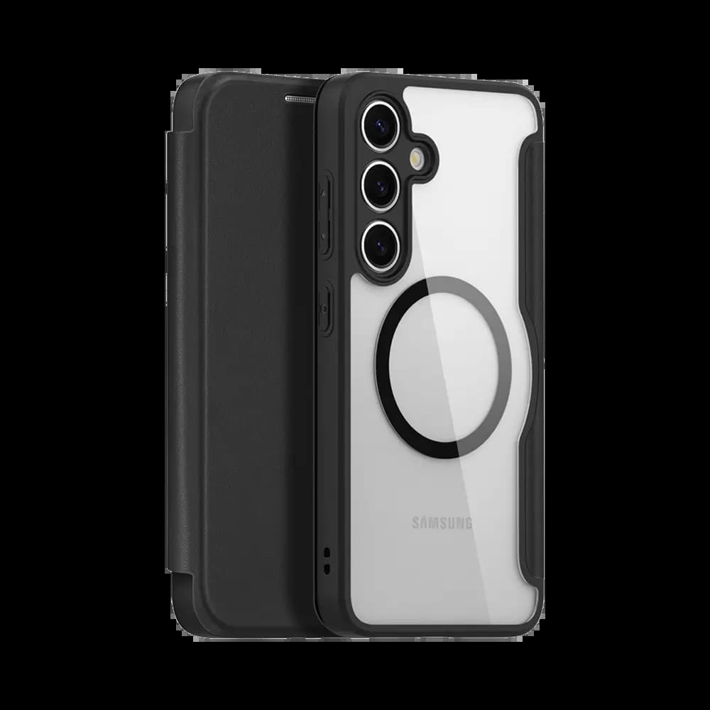 Housse folio MagSafe Samsung Galaxy S24+ 5G – Dux Ducis Skin X Pro Noir
