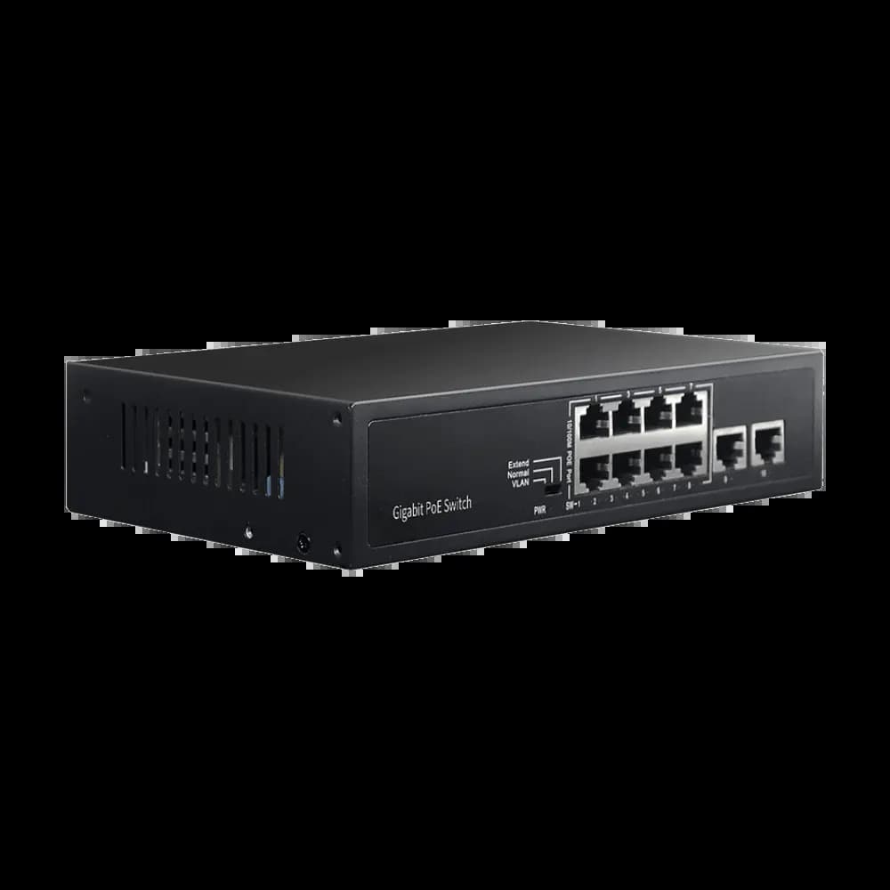Switch réseau PoE 10 Ports Gigabit - 8x PoE + 2x Uplink - Comfast CF-SG181P