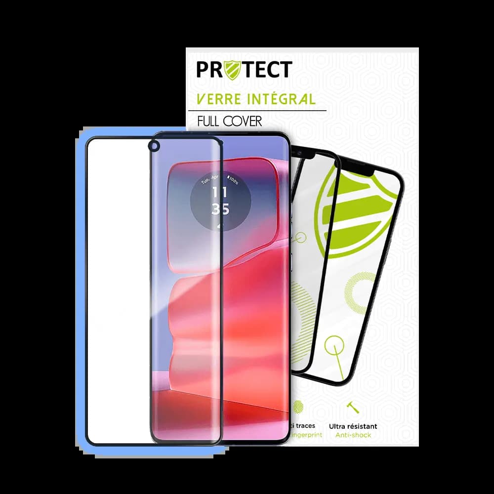 Verre Trempé Intégral PROTECT pour Motorola Edge 50 Pro Noir