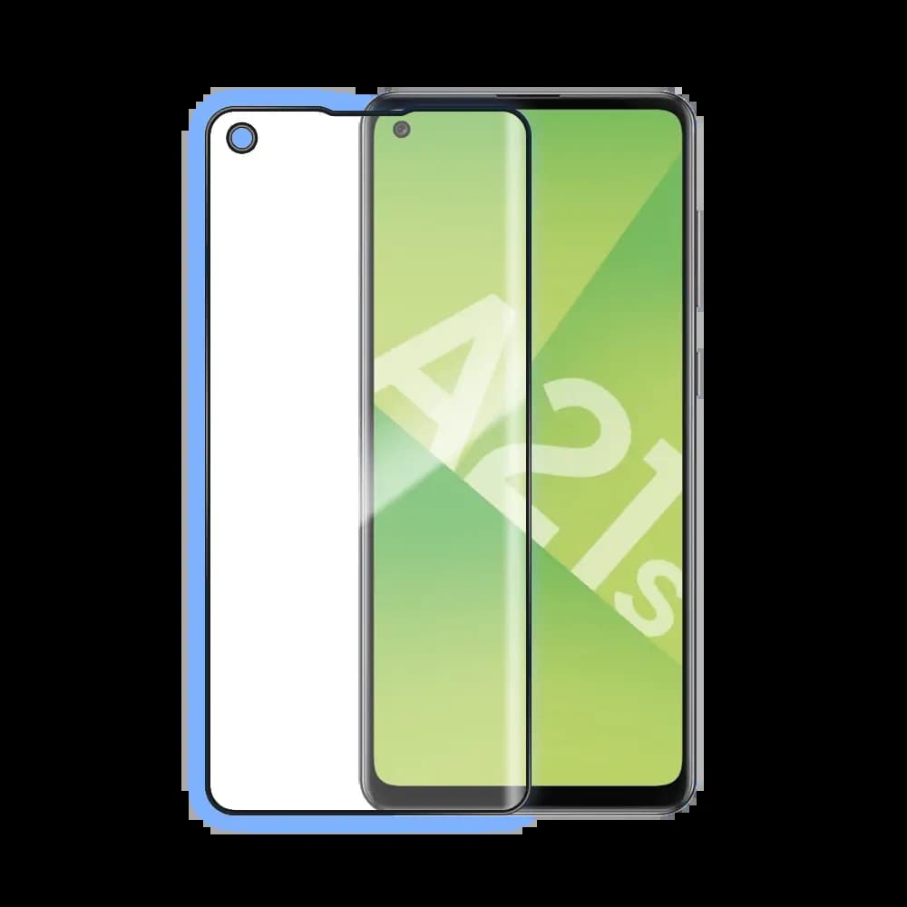 Verre trempé intégral 5D 9H – protection écran Samsung Galaxy A21s – PROTECT Noir