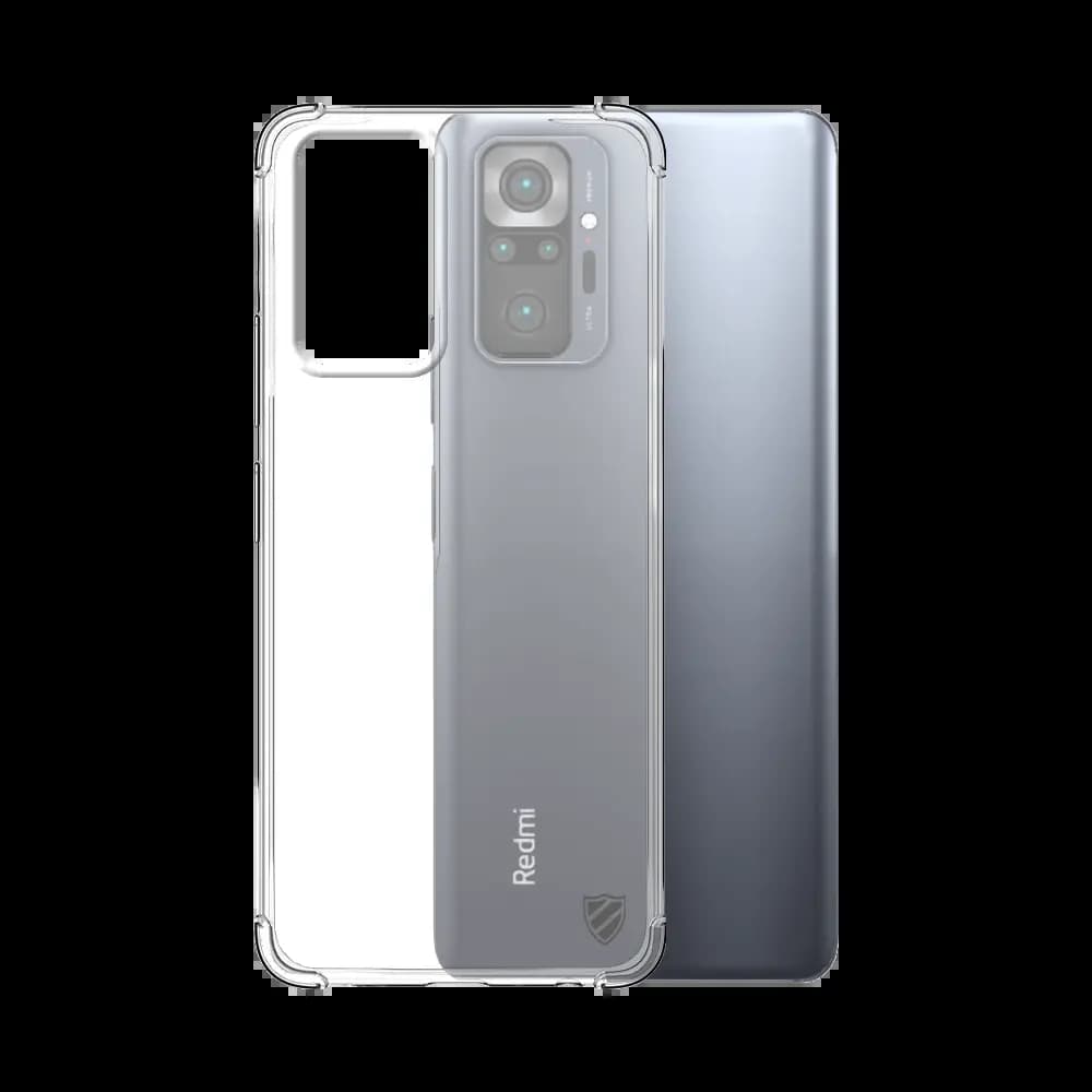 Coque Silicone Renforcée PROTECT pour Xiaomi Redmi Note 10 Pro 4G Transparent