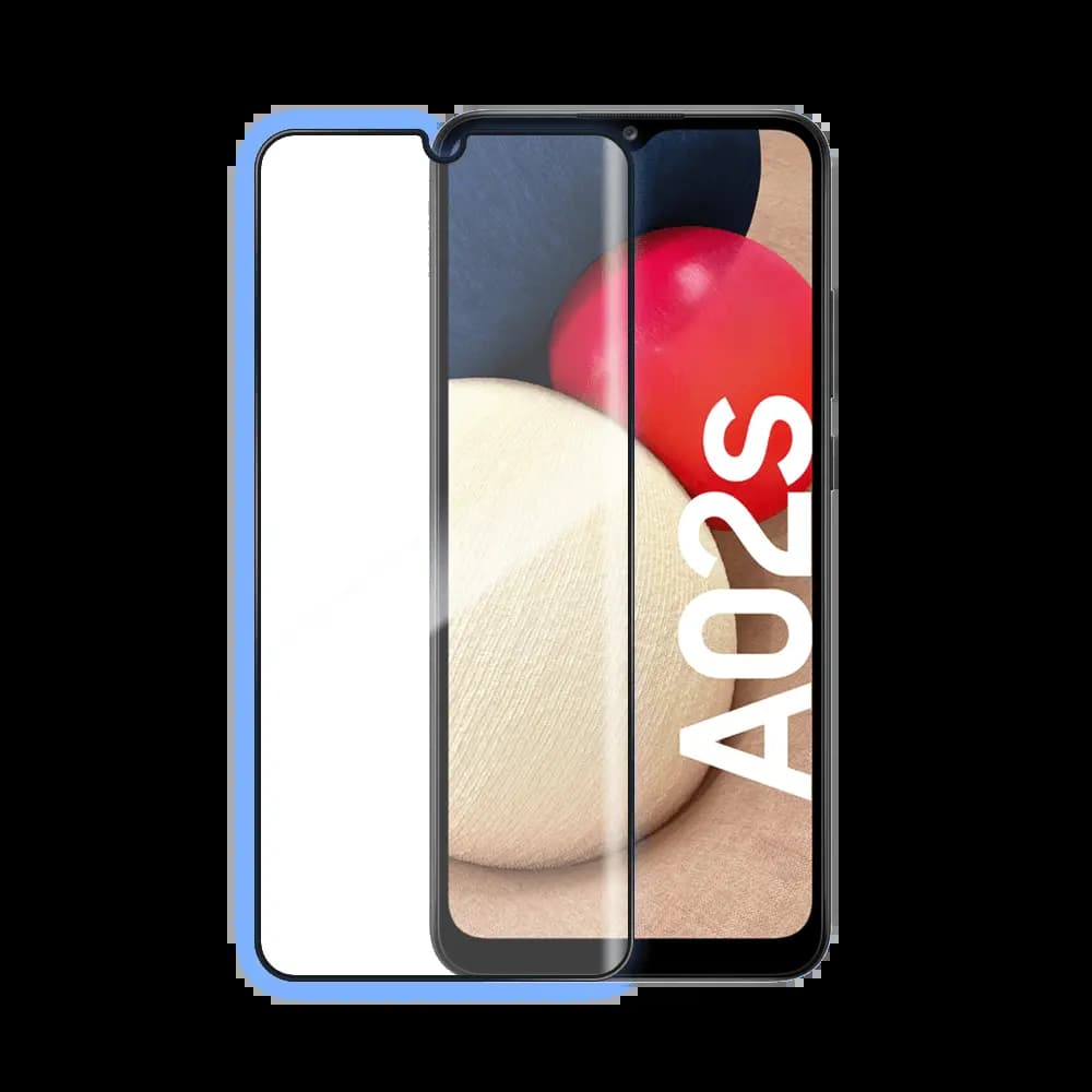 Verre trempé intégral 5D 9H – protection écran Samsung Galaxy A02s – PROTECT Noir