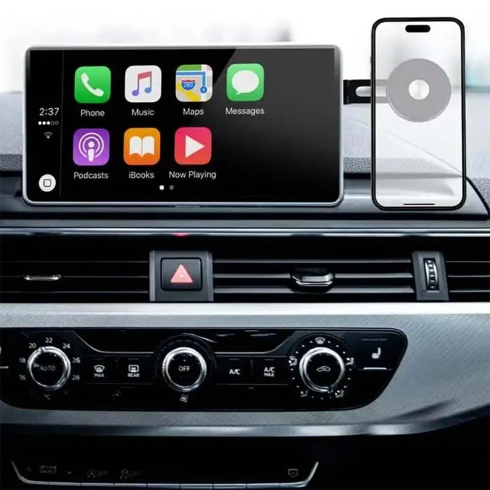 Support Smartphone Magnétique pour Voiture T'nb CARPL1 pour Tableau et Ordinateur de Bord Noir