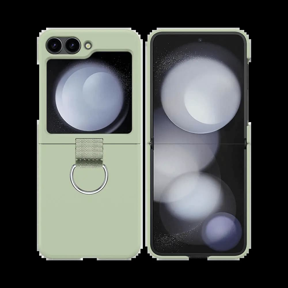 Coque de Protection avec Anneau Z-FL2 Samsung Galaxy Z Flip 6 5G Vert Clair