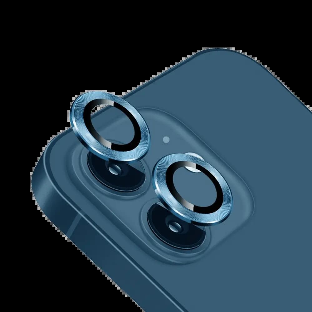 Protection lentille caméra iPhone 12 / 12 Mini - Bleu