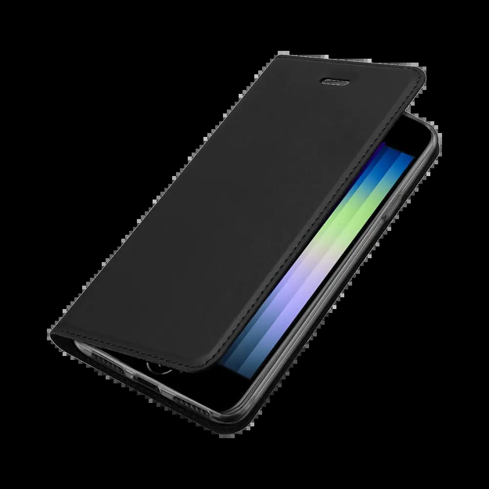 Housse folio iPhone 7 / 8 / SE (2nd Gen) (3e Gen) porte-carte – Dux Ducis Skin Pro Bleu