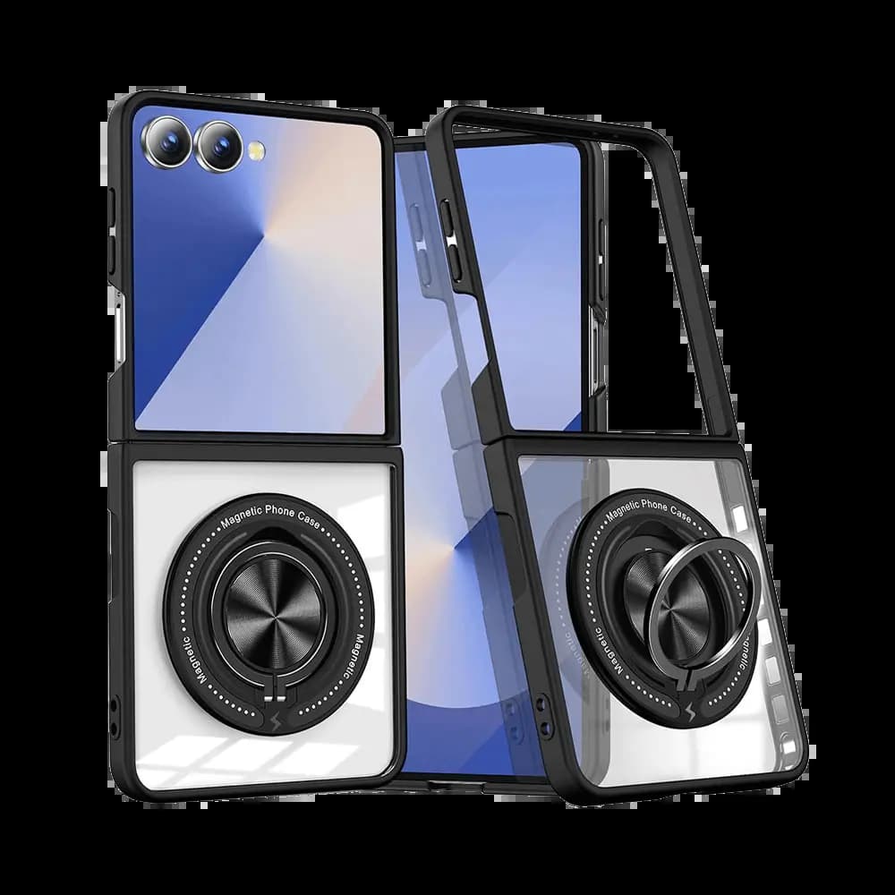 Coque de Protection Magnétique avec Bague 360° Z-FL3 Samsung Galaxy Z Flip 7 5G Noir