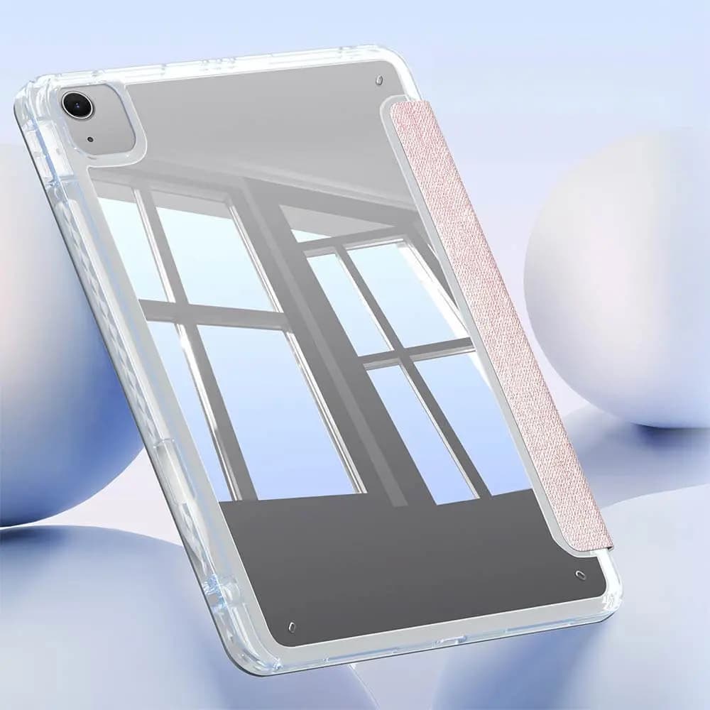 Housse de Protection Unid Dux Ducis pour Apple iPad Pro 11" (2e, 3e & 4e génération), iPad Air 4, iPad Air 5 &  iPad Air 11 M2 Rose