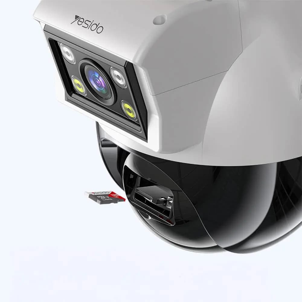 Caméra de Surveillance Yesido Dual Camera 2x 2MP Blanc
