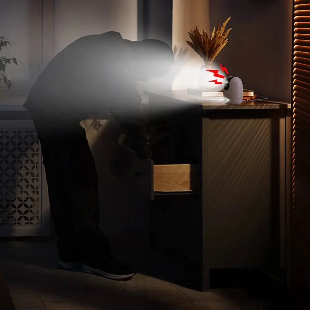 Caméra de surveillance intérieure Wi-Fi double objectif IMOU Ranger Dual — protection 360° et détection IA