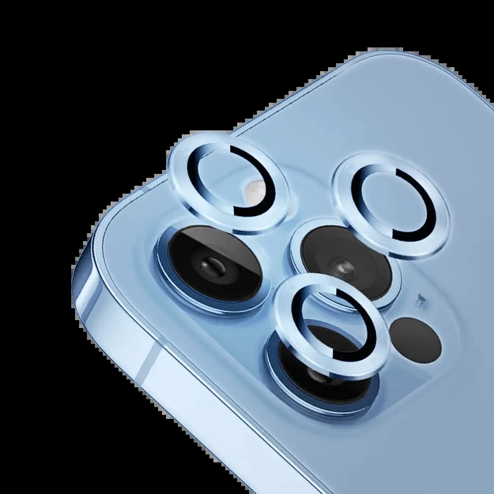 Protection lentille caméra iPhone 13 Pro Max / 13 Pro - Bleu Clair
