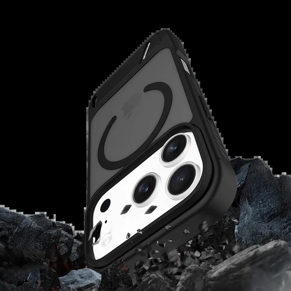 Coque de Protection MagSafe avec Support PROTECT pour Apple iPhone 17 Pro Noir