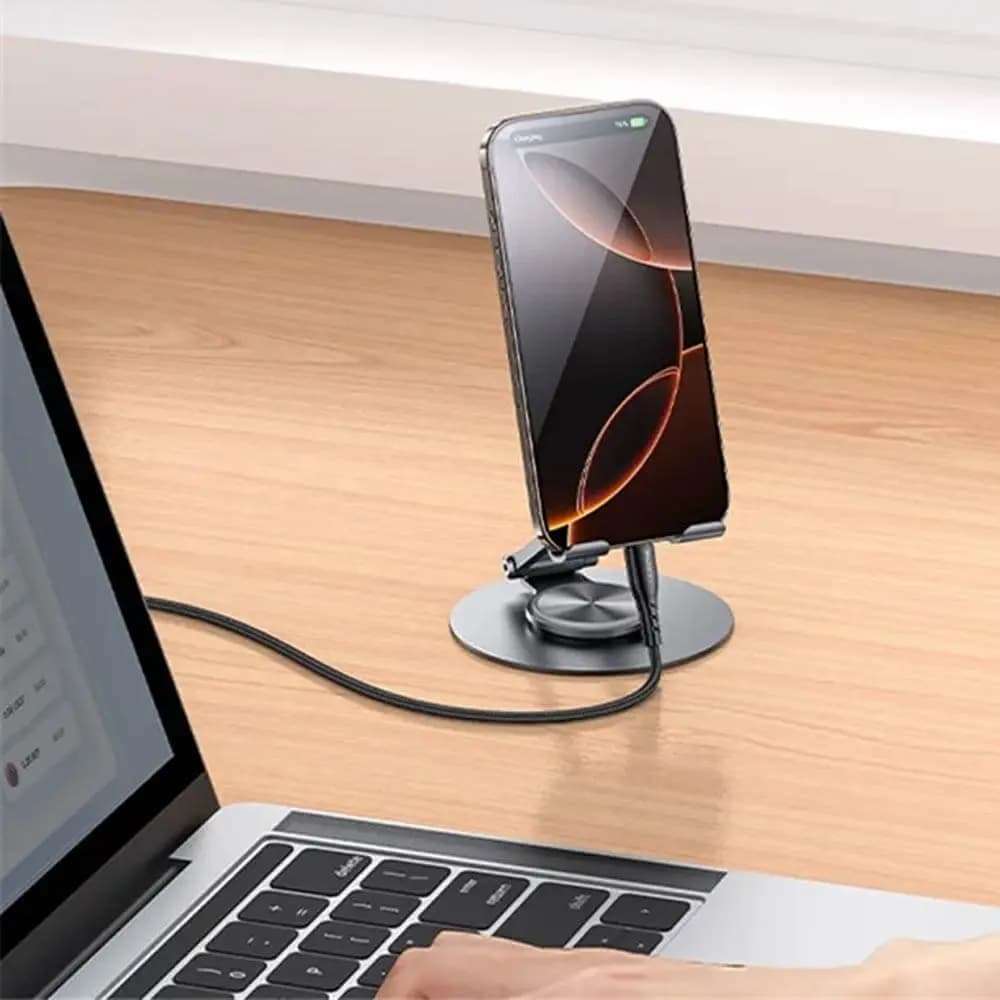 Support pour Smartphone Yesido Rotatif Gris