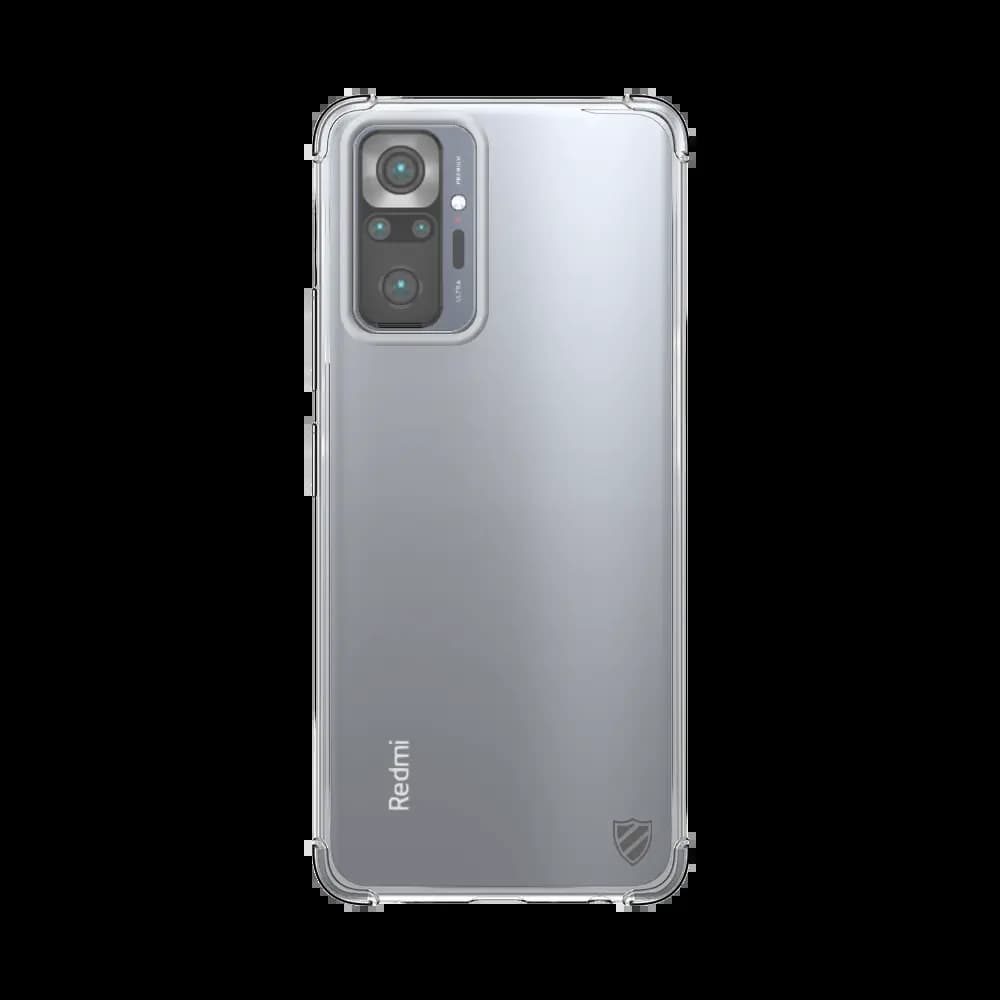 Coque Silicone Renforcée PROTECT pour Xiaomi Redmi Note 10 Pro 4G Transparent