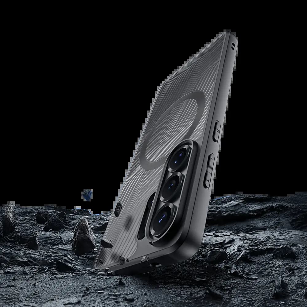 Coque MagSafe Samsung Galaxy S26 Ultra anti-chocs – Dux Ducis Aimo Mag Noir