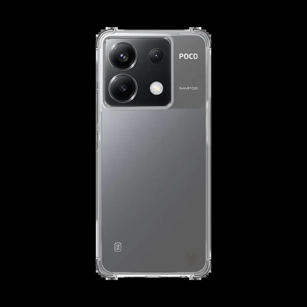 Coque Silicone Renforcée PROTECT pour Xiaomi Redmi Note 13 Pro 5G & Poco X6 5G Transparent
