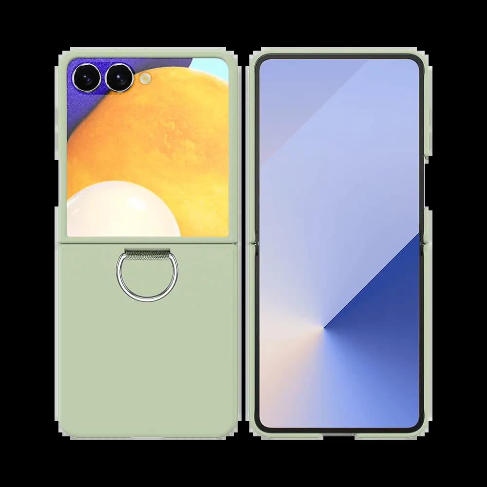 Coque de Protection avec Anneau Z-FL2 Samsung Galaxy Z Flip 7 5G  Vert Clair