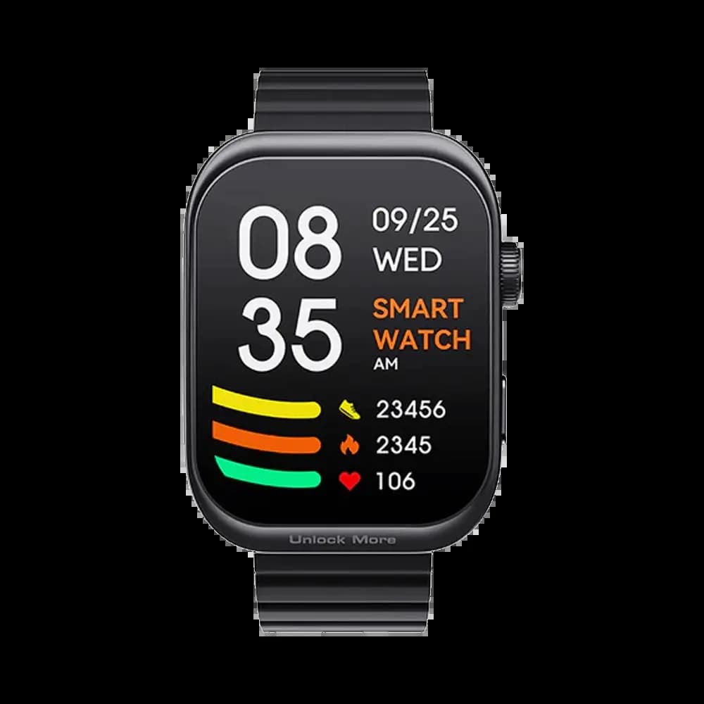 Montre connectée Aukey 1 Ultra avec écran AMOLED 2" incurvé - Noir