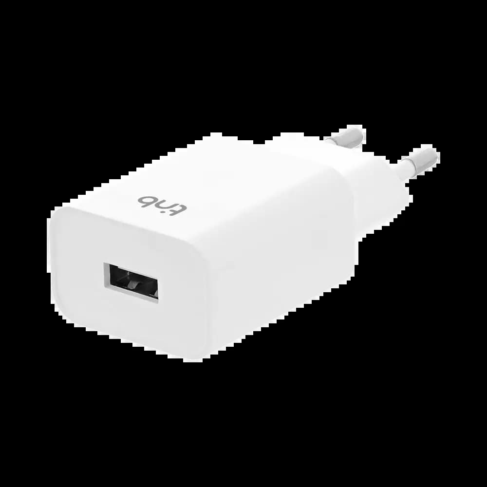 Chargeur secteur USB 12W - T'nb Blanc