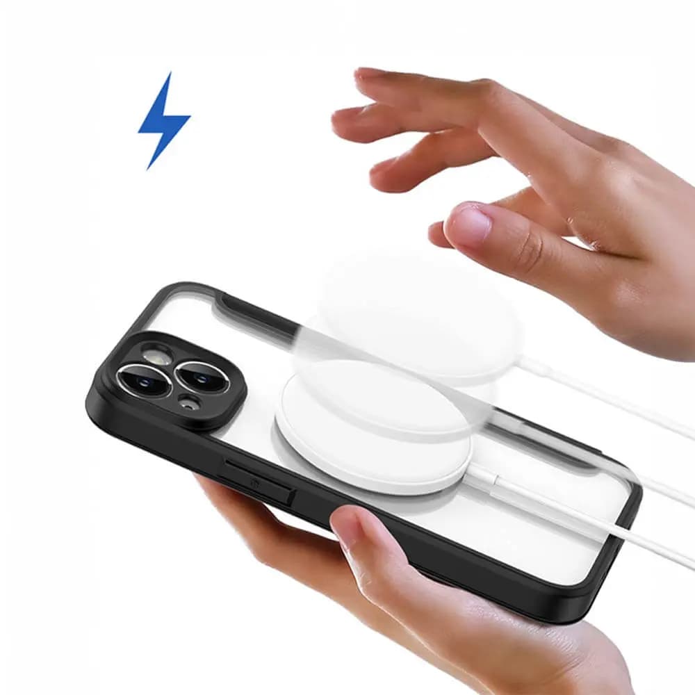 Housse de Protection Skin X Pro Dux Ducis pour Apple iPhone 14 Plus MagSafe Bleu