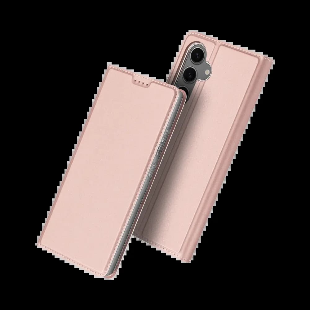 Housse folio Samsung Galaxy S24 FE porte-carte – Dux Ducis Skin Pro Rose