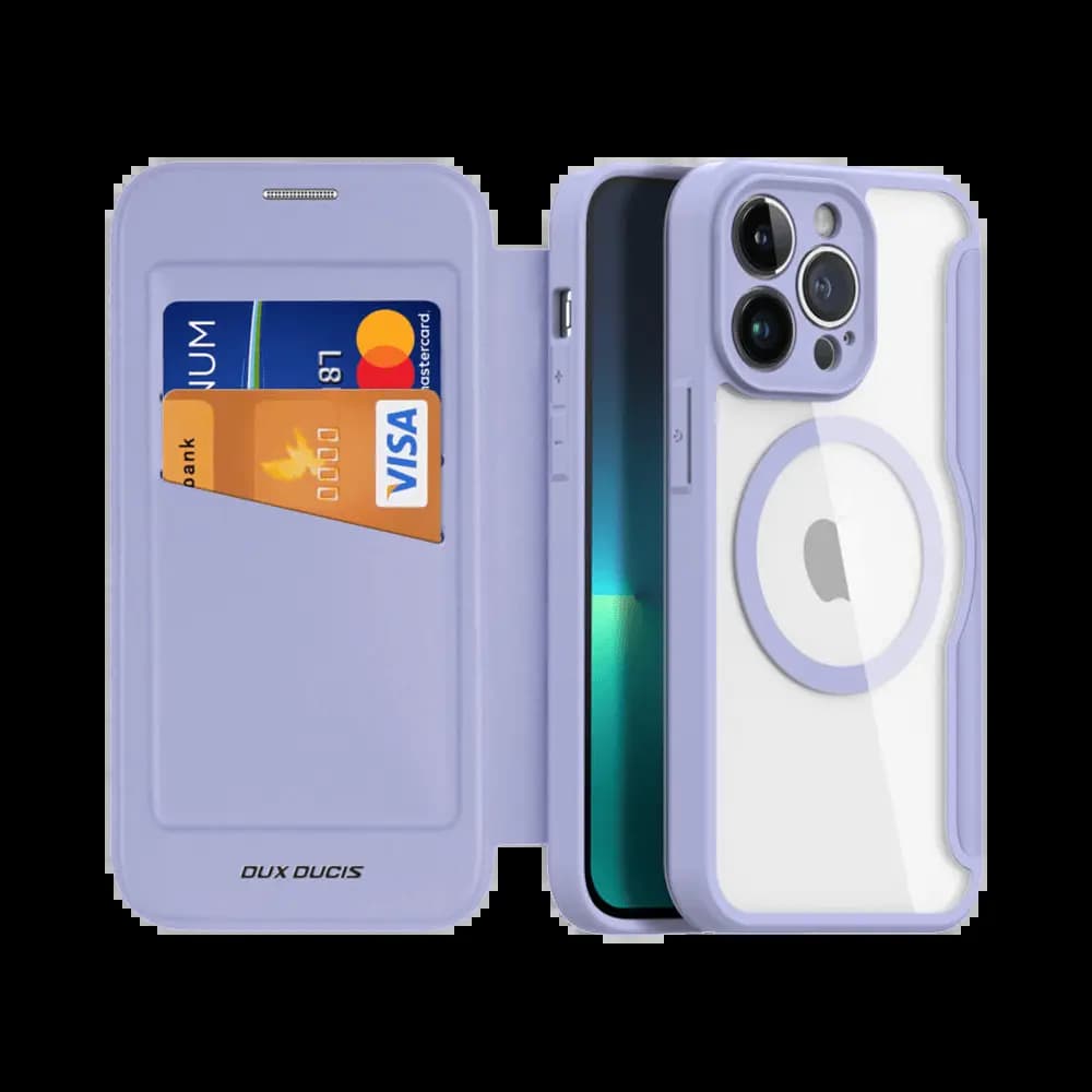 Housse de Protection Skin X Pro Dux Ducis pour Apple iPhone 13 Pro Max MagSafe Violet Clair