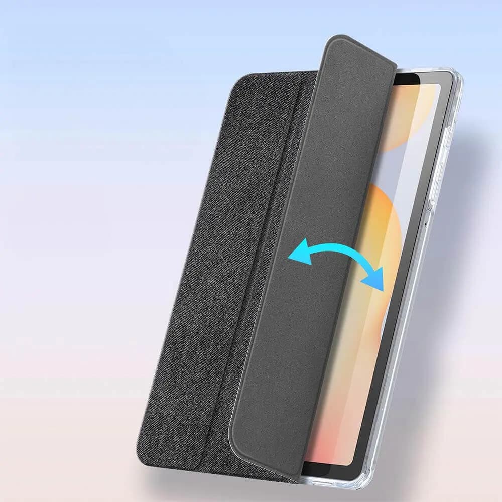 Housse de Protection Dux Ducis pour Samsung Galaxy Tab S6 Lite Wi-Fi, Galaxy Tab S6 Lite 4G, Galaxy Tab S6 Lite 2022 Wi-Fi, Galaxy Tab S6 Lite 2022 4G, Galaxy Tab S6 Lite 2024 Wi-Fi & Galaxy Tab S6 Lite 2024 4G Noir