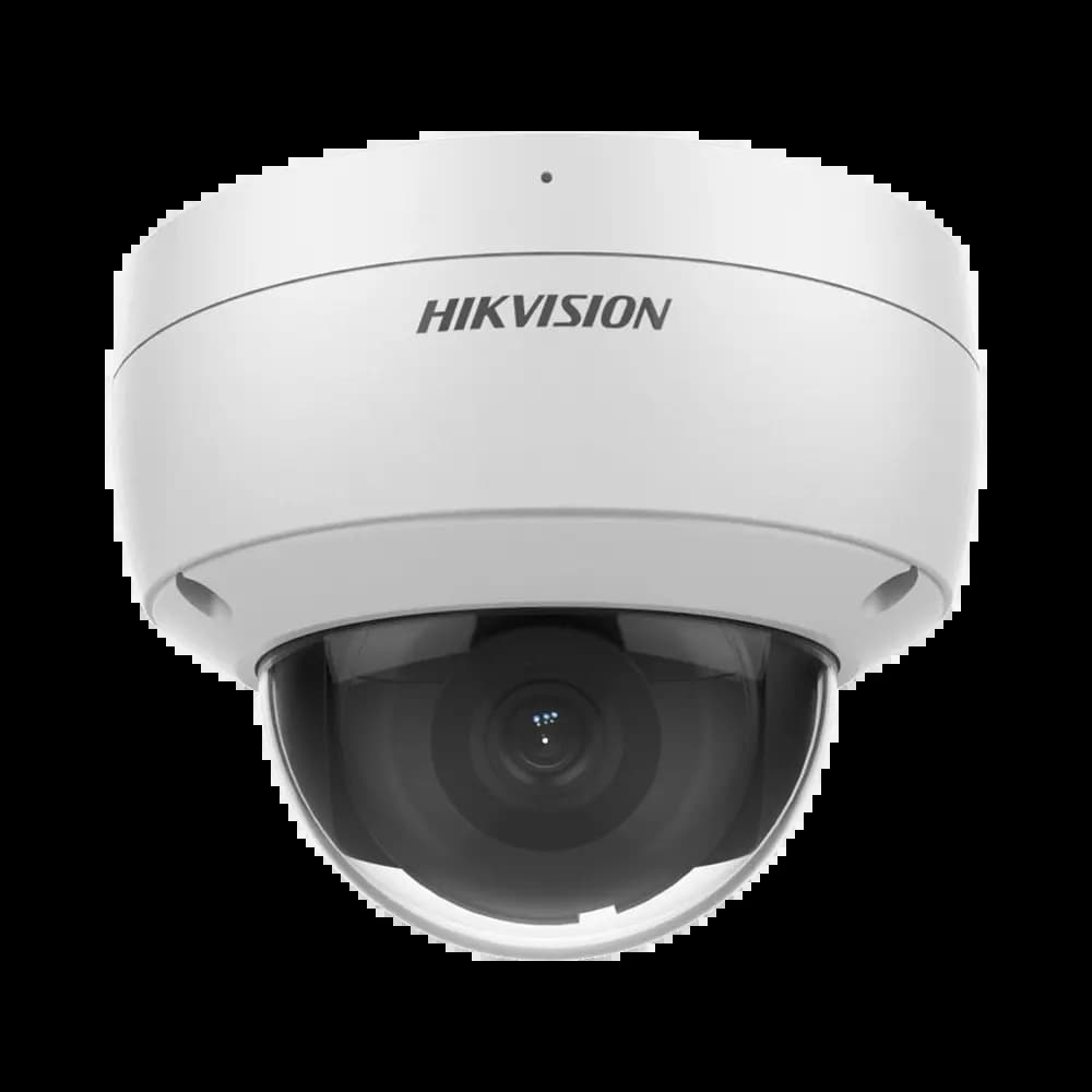 Caméra de Surveillance avec IA Hikvision (4mm) Dome 4MP DarkFighter & AcuSense Blanc