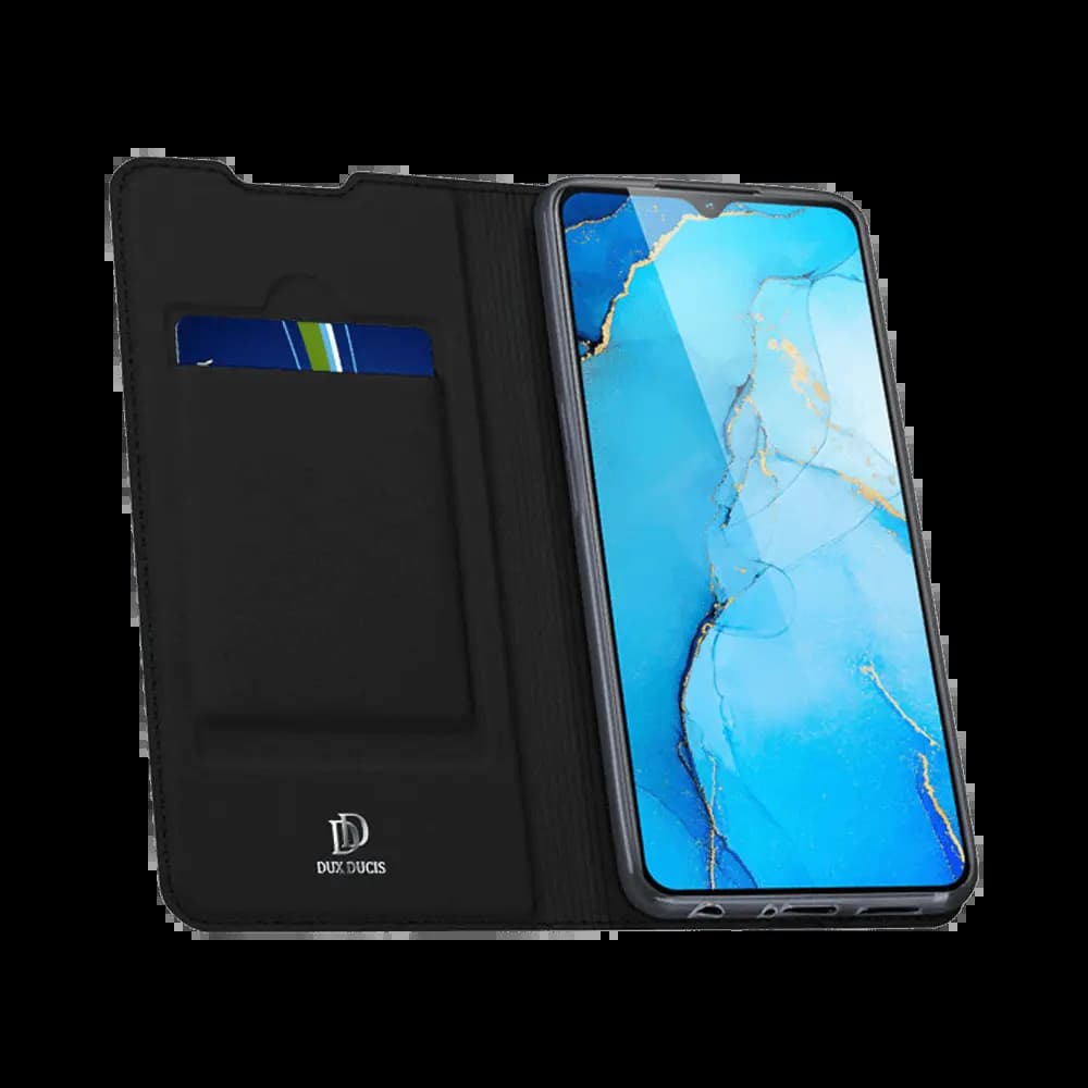 Housse folio OPPO Reno3 porte-carte – Dux Ducis Skin Pro Noir