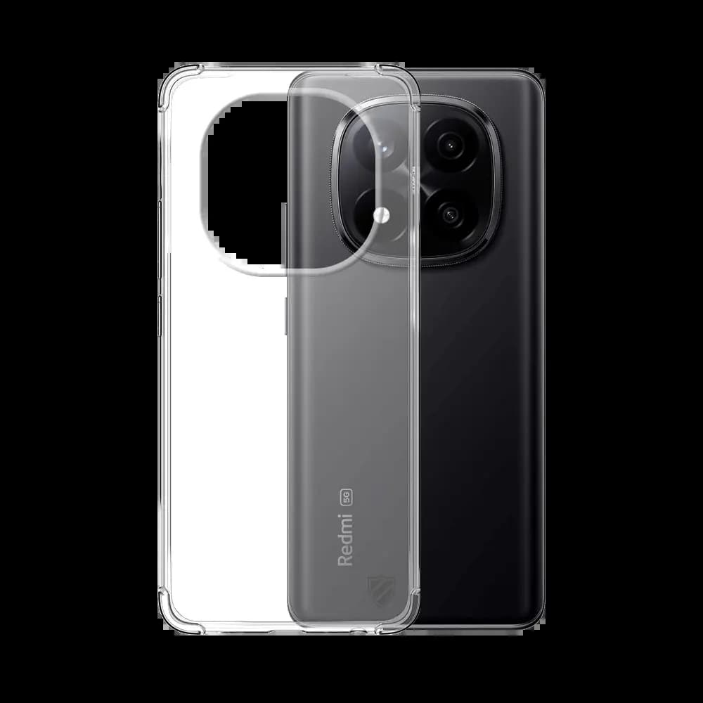 Coque Silicone Renforcée PROTECT pour Xiaomi Redmi Note 14 Pro+ 5G Transparent