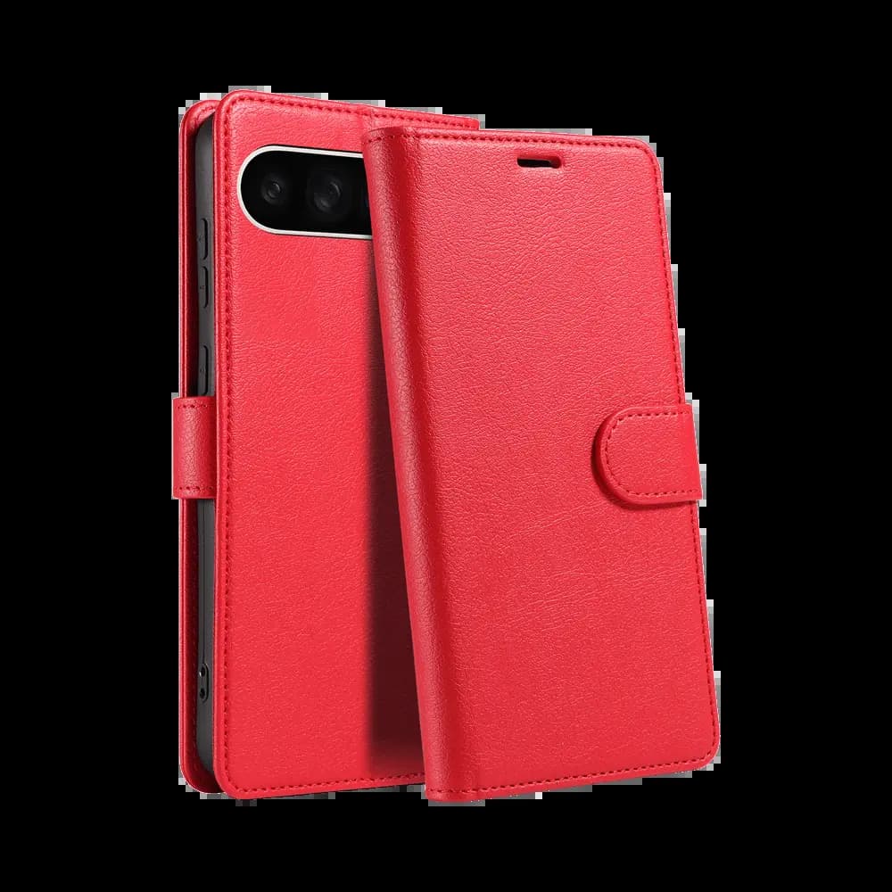 Housse folio anti-RFID compatible Google Pixel 9 Pro XL / 10 Pro XL PROTECT IP011 Rouge