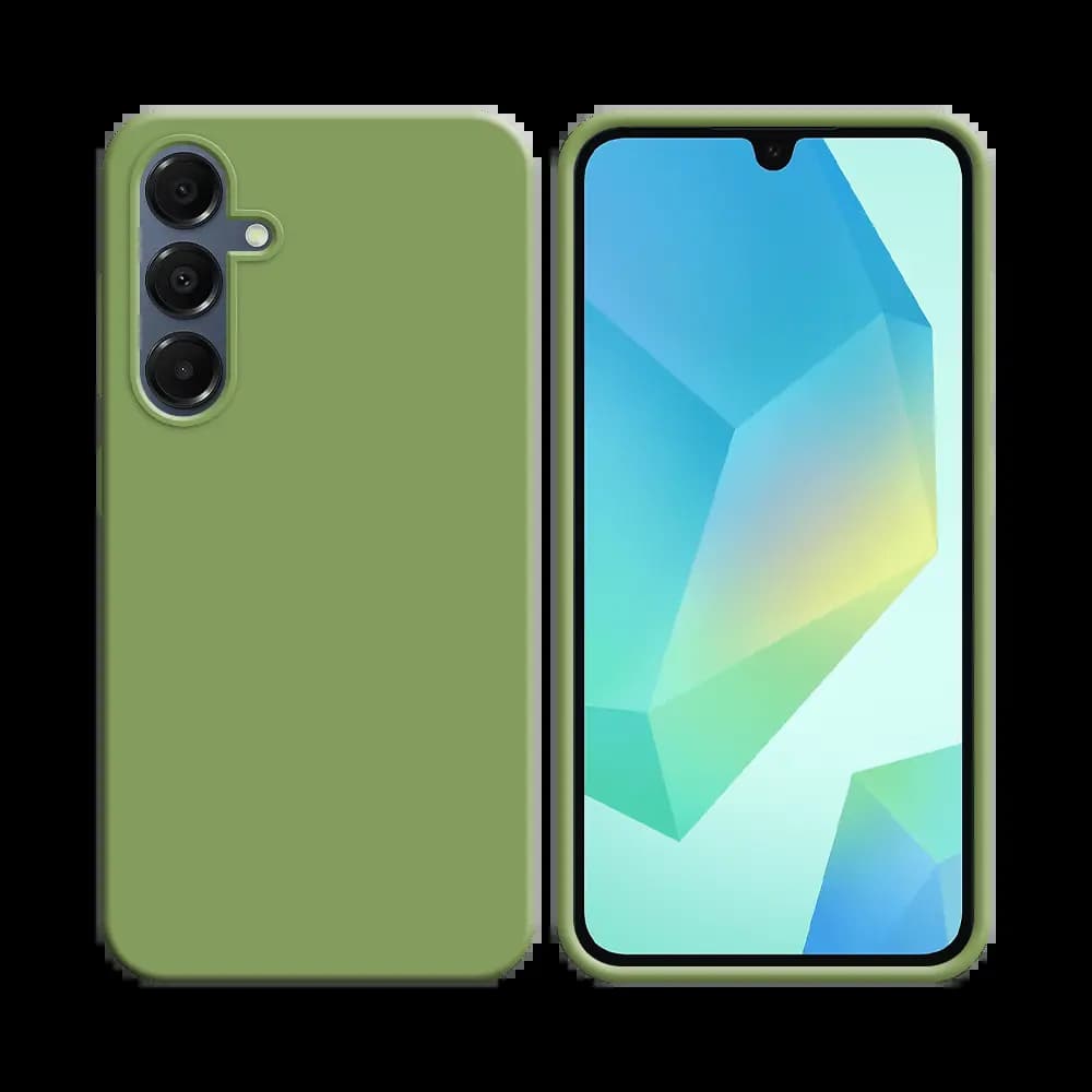 Coque silicone Samsung Galaxy A16 - Vert