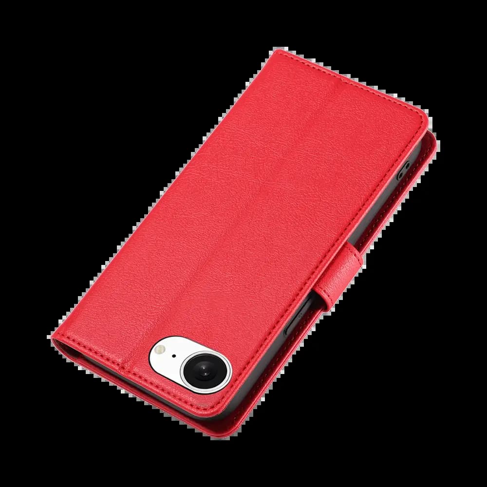 Housse folio anti-RFID iPhone 16e – PROTECT IP011 Rouge