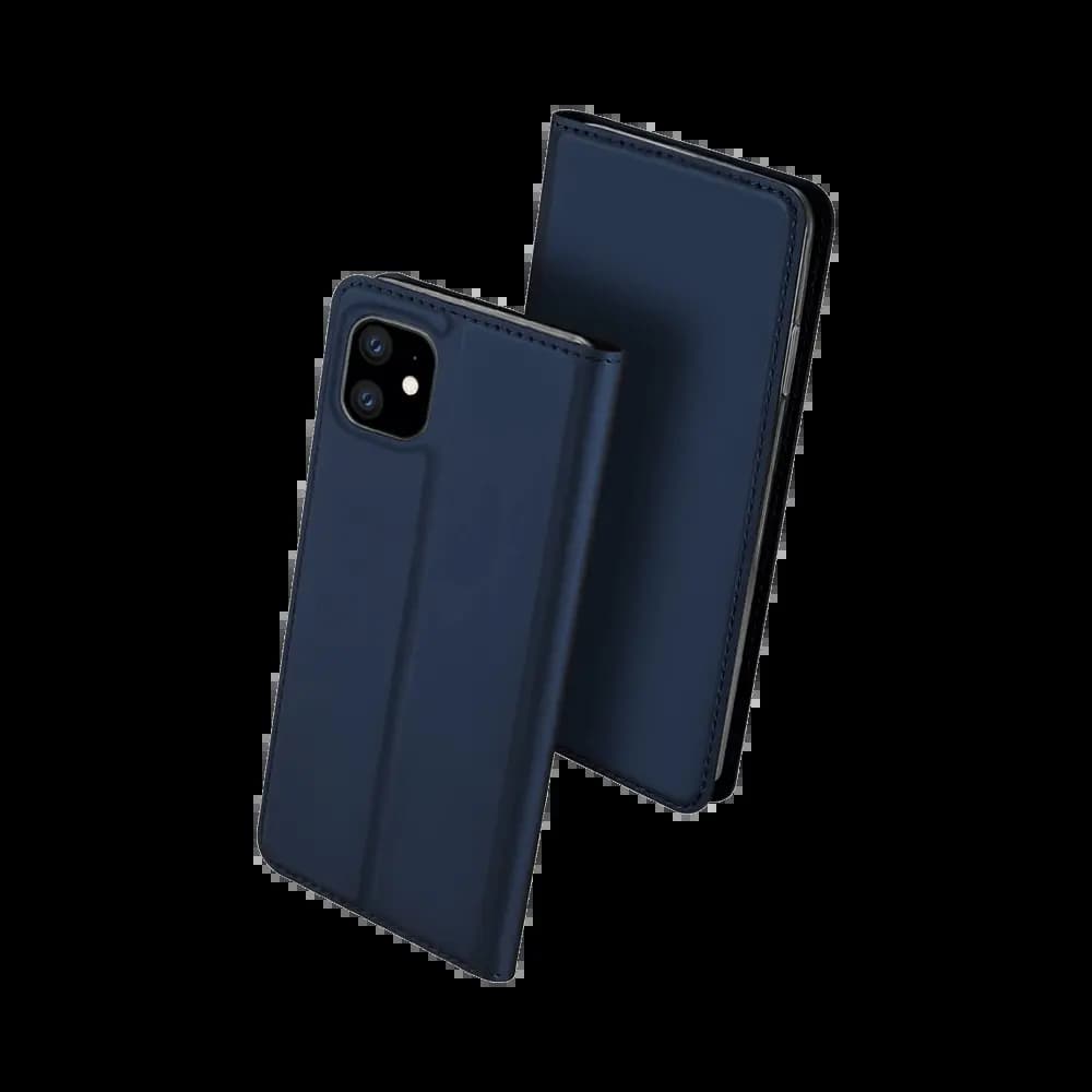 Housse folio iPhone 11 porte-carte – Dux Ducis Skin Pro Bleu