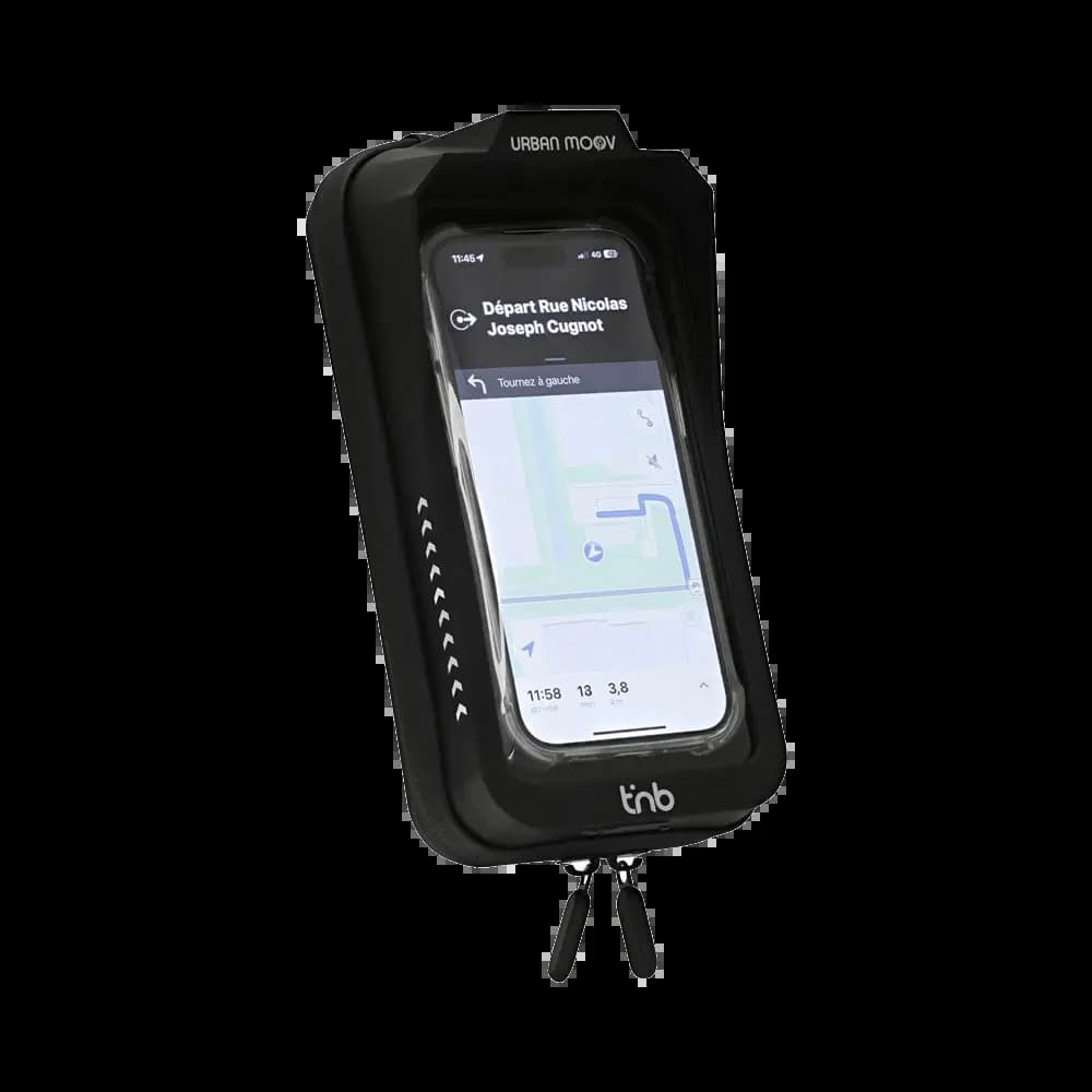 Support Smartphone pour Vélo & Trottinette T'nb UMBIKEWP1 avec Système QUICK LOCK Noir
