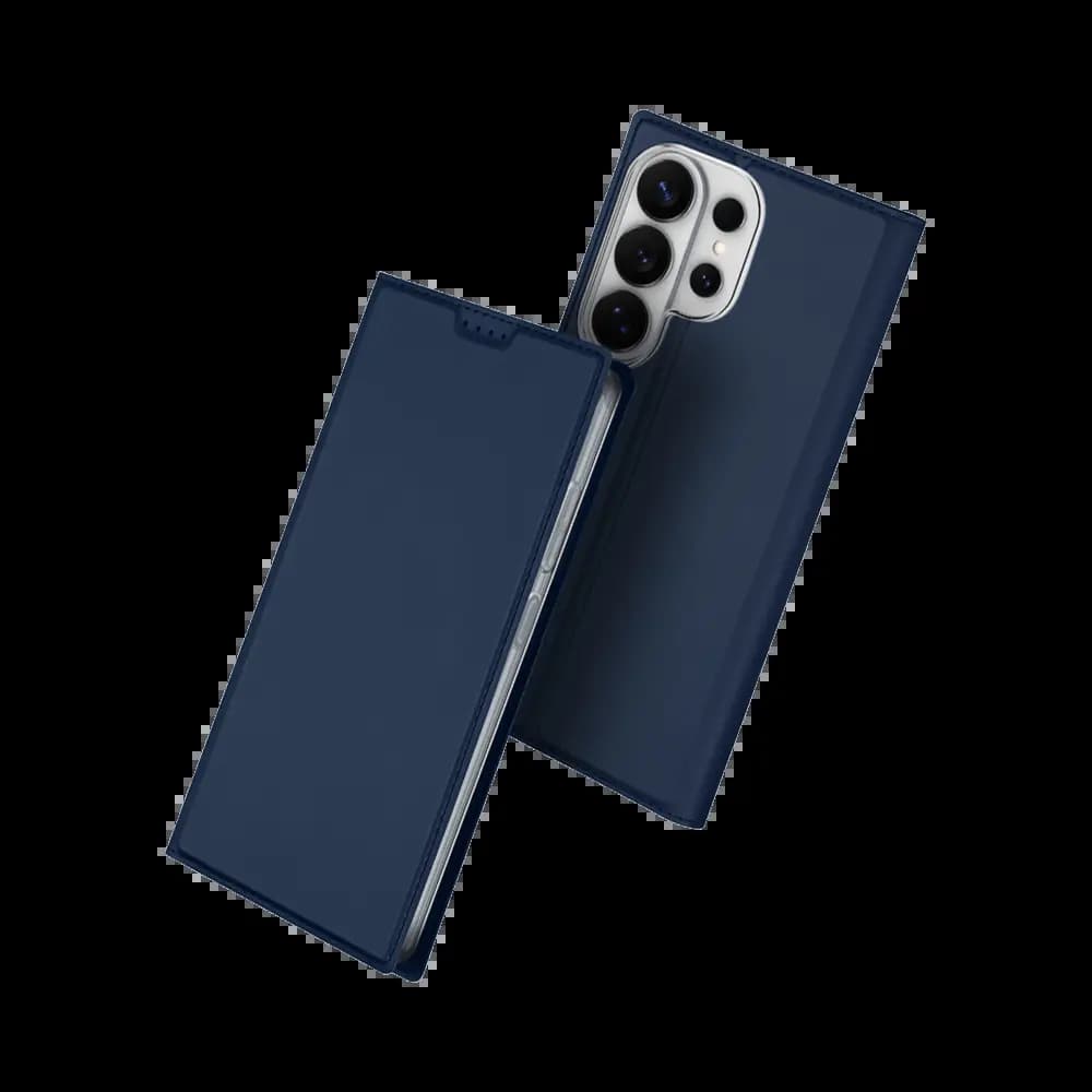 Housse folio Samsung Galaxy S26 Ultra porte-carte – Dux Ducis Skin Pro Bleu