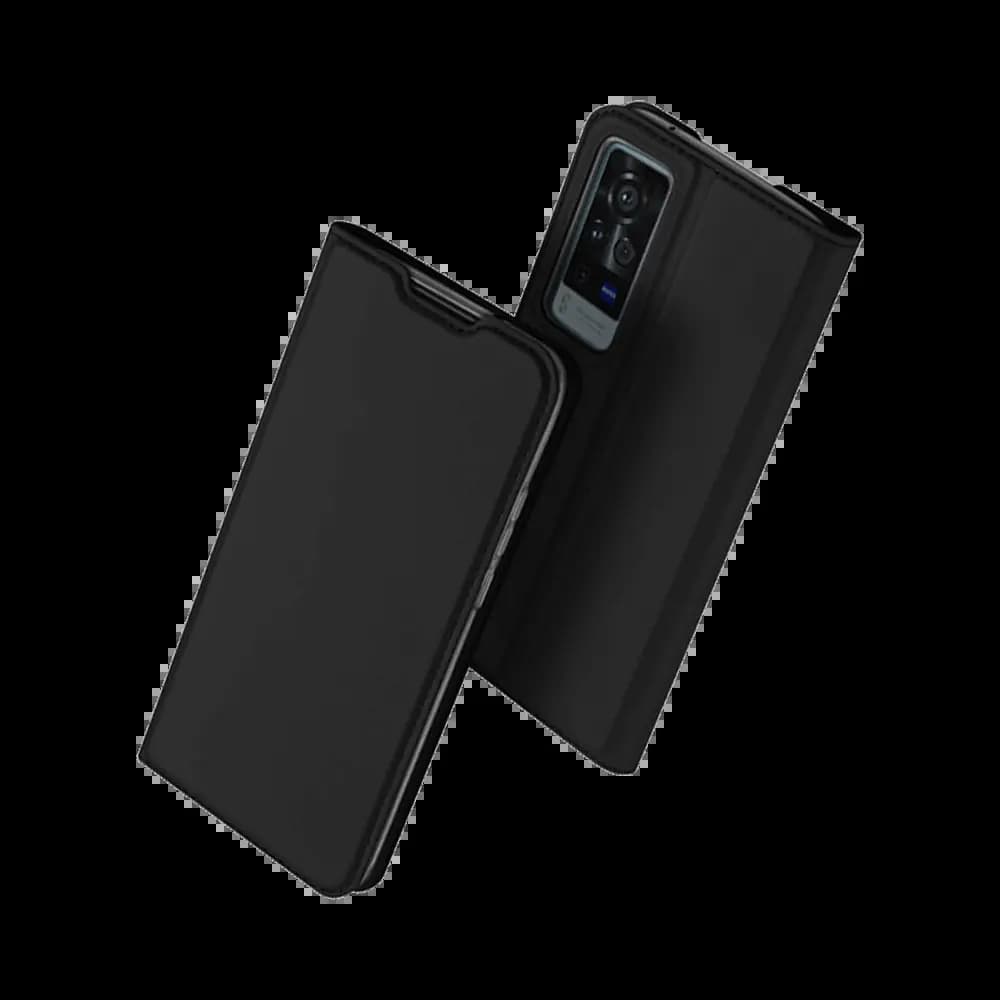 Housse folio Vivo X60 Pro porte-carte – Dux Ducis Skin Pro Noir