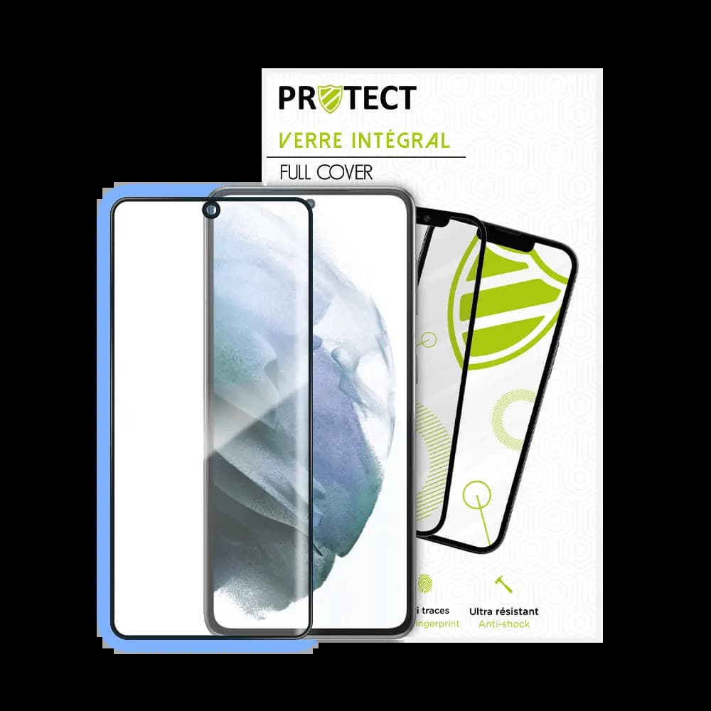Verre Trempé Intégral PROTECT pour Samsung Galaxy S21 5G Noir