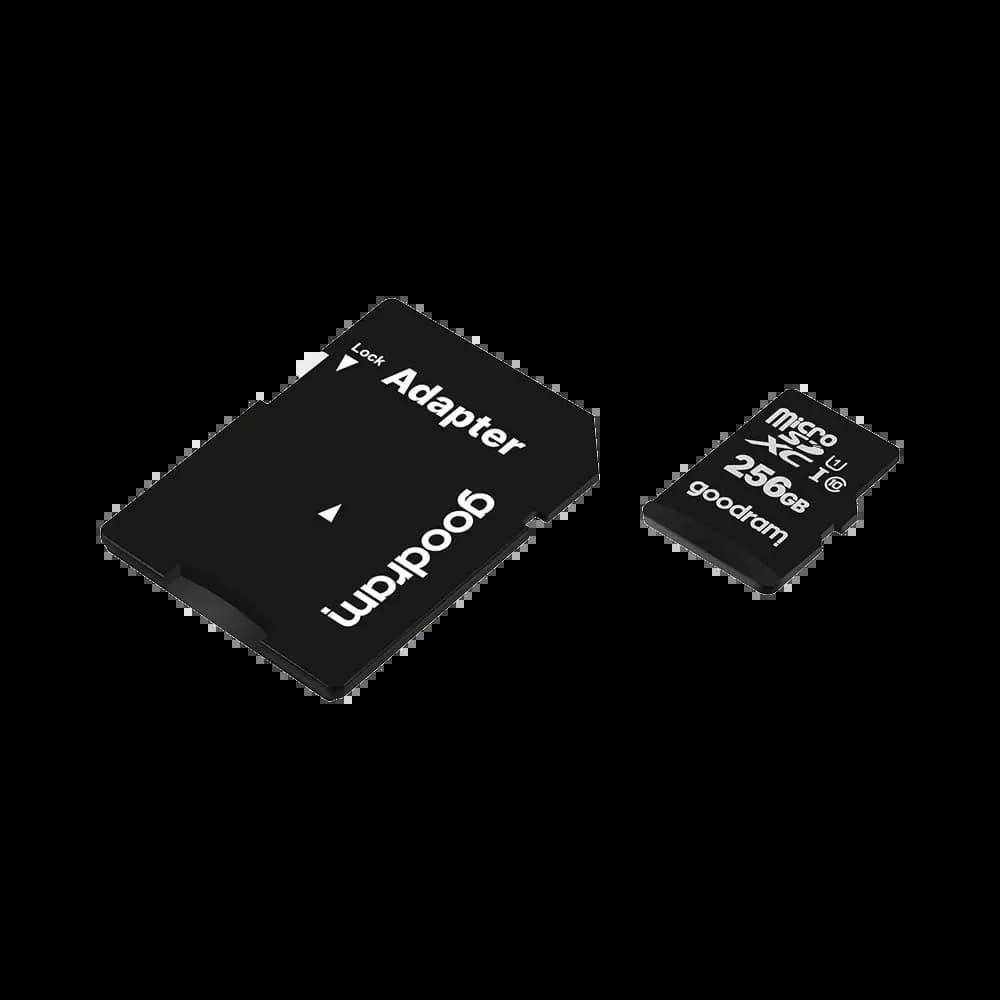 Carte Mémoire Goodram SD CARD (256Go) Class 10 UHS-I + Adaptateur  