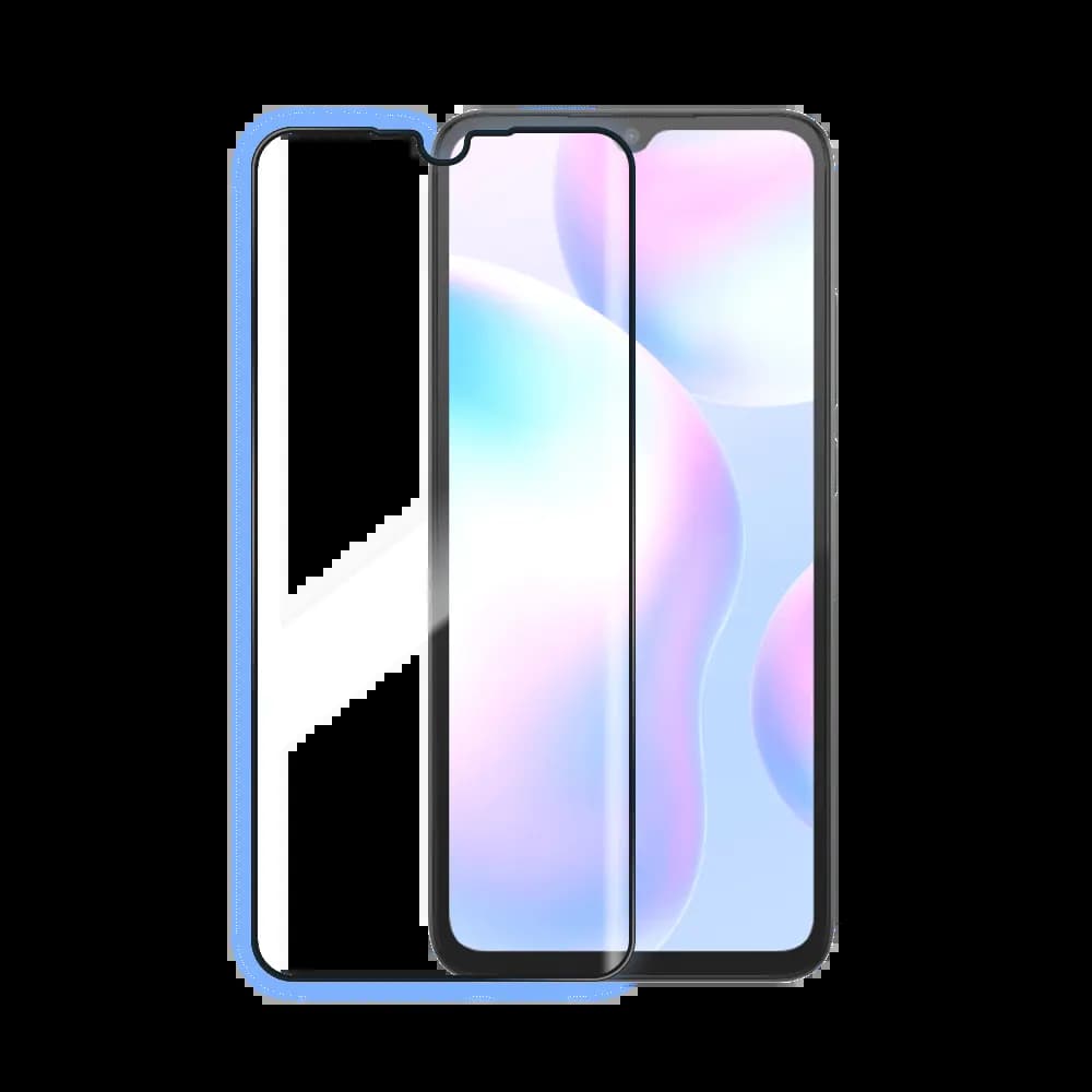 Verre trempé intégral 5D 9H – protection écran Xiaomi Redmi 9A – PROTECT Noir